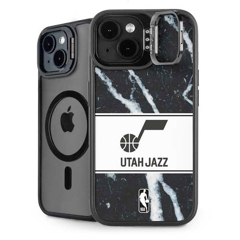 NBA Utah Jazz Marble iPhone 13 Kickstand Case